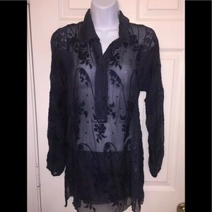 Blouse 4 love & liberty LL evangelina cadet blueXS